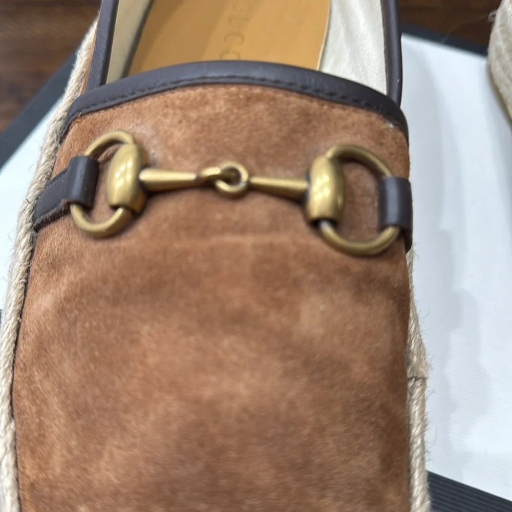 GUCCI Matador Horsebit Espadrilles